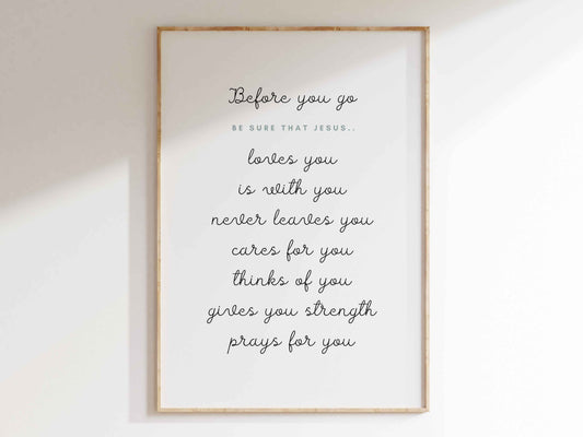 Christian Affirmation Poster for Kids | Inspirational Classroom Decor