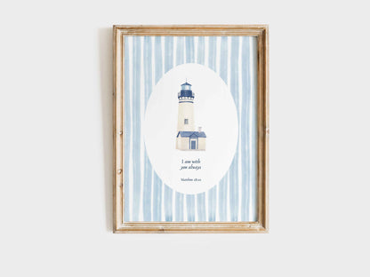 Coastal Bible Wall Art Verse Set of 2 | Psalm 139:14 & Matthew 28:20