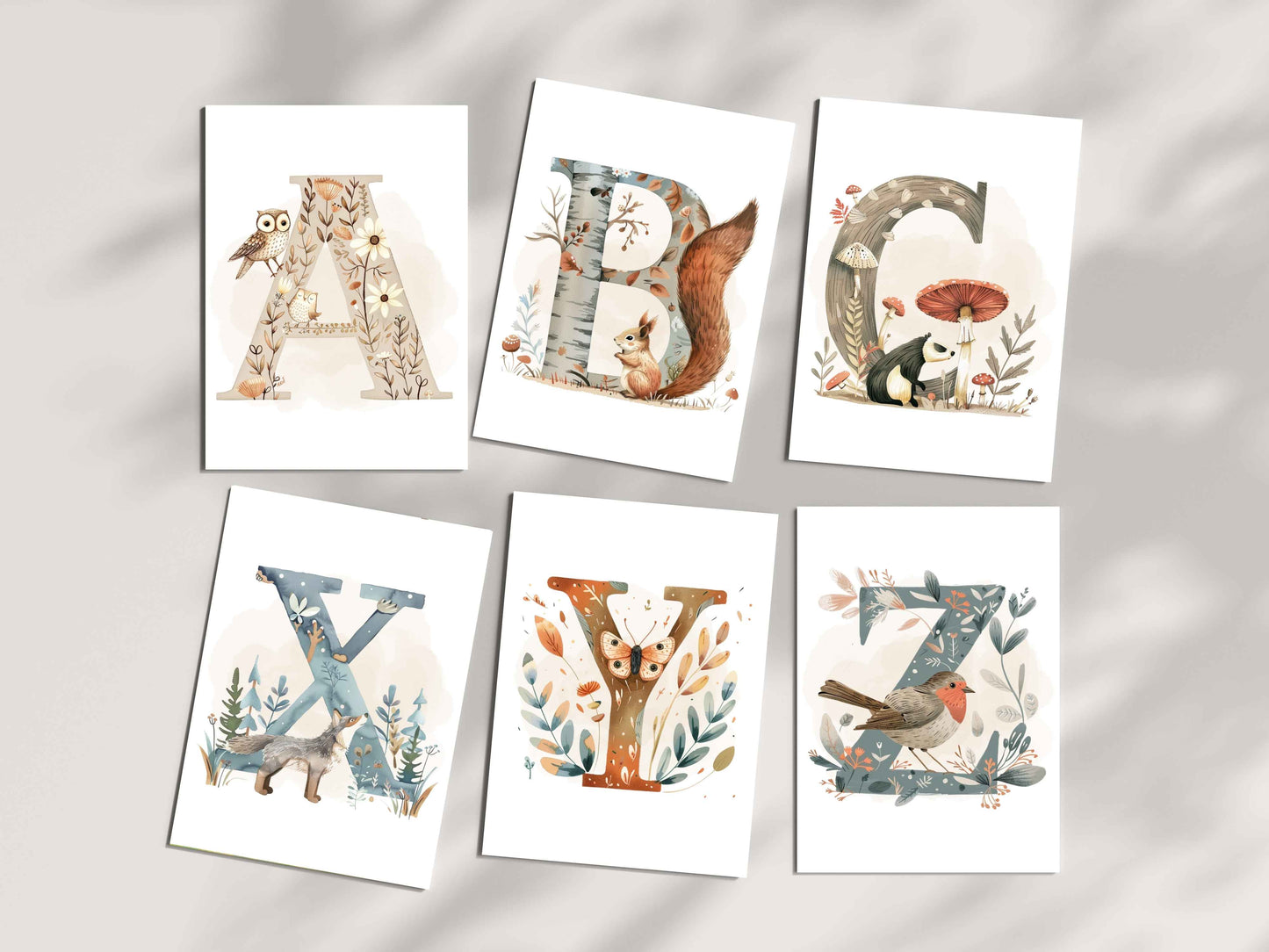 26 Alphabet Flashcards | Preschool Educational ABC Cards