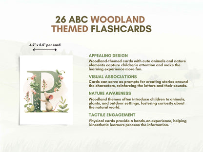 26 Alphabet Flashcards | Preschool Educational ABC Cards