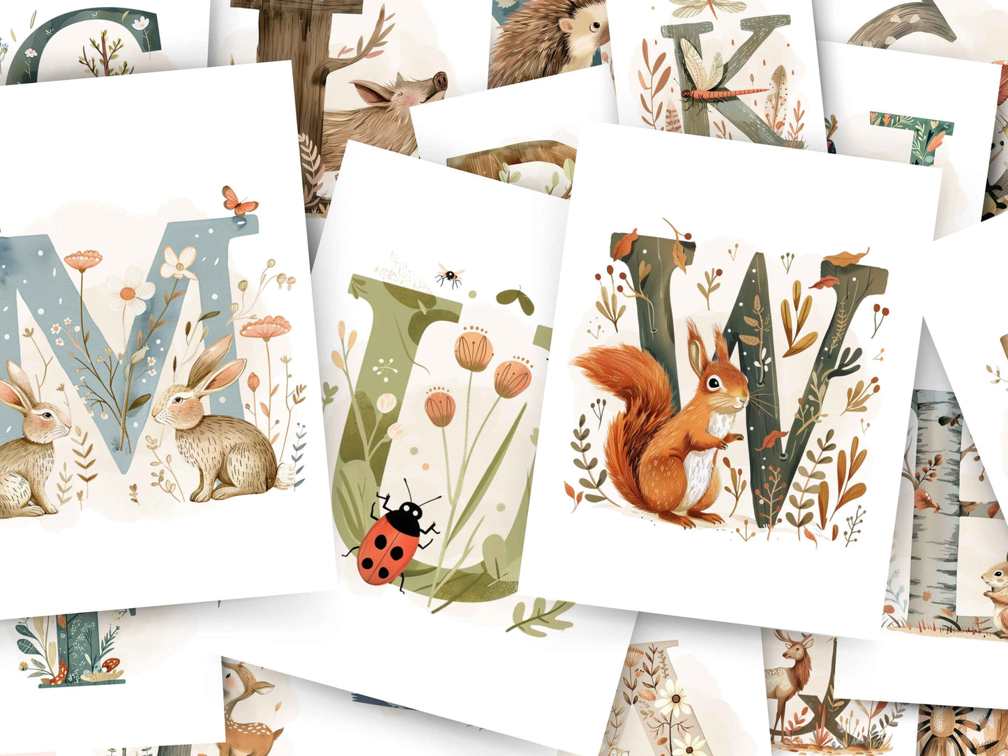 26 Alphabet Flashcards | Preschool Educational ABC Cards