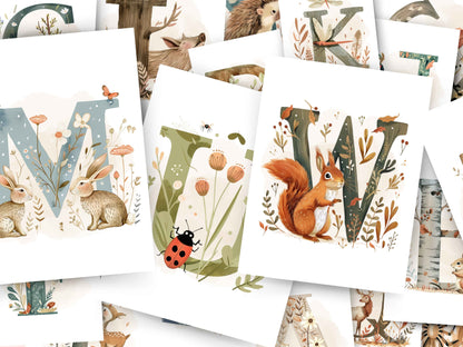 26 Alphabet Flashcards | Preschool Educational ABC Cards